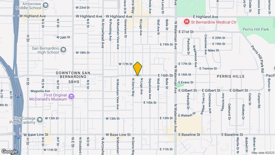 117 E 16th St Map and Location Details