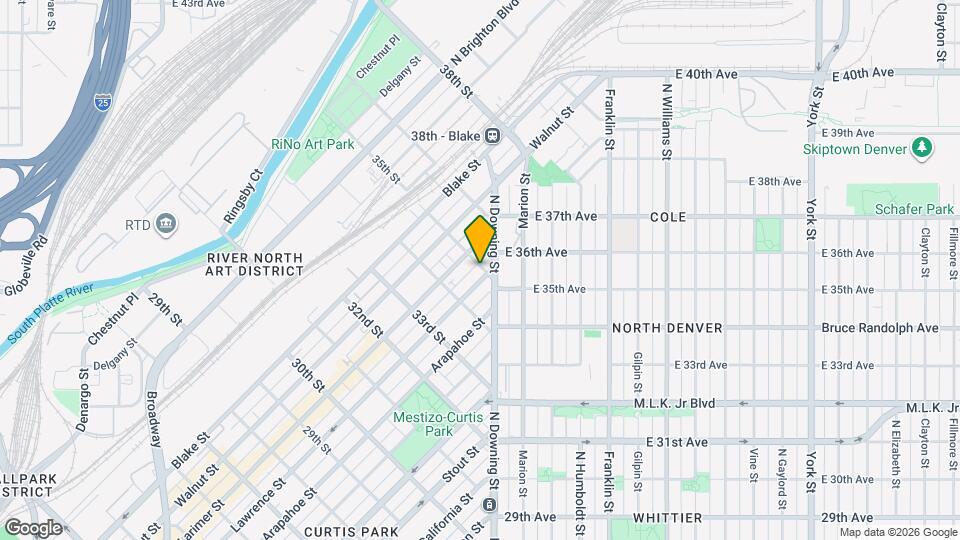 3493-3495 Lawrence St Map and Location Details