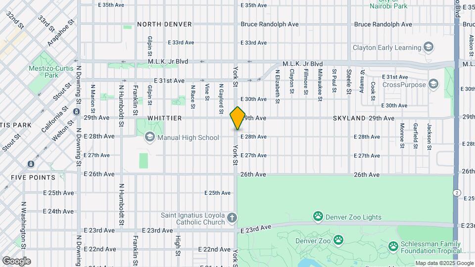 2802 York St Map and Location Details