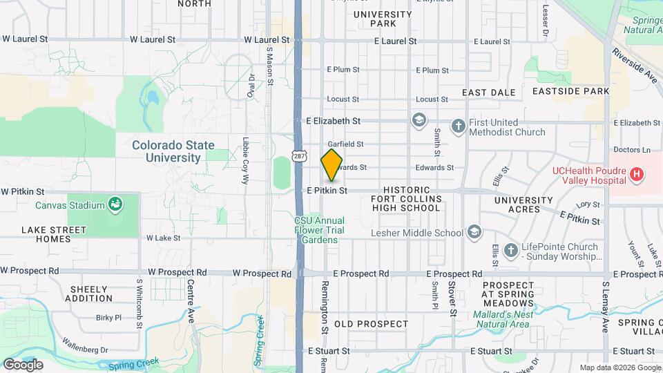 208 E Pitkin St Map and Location Details