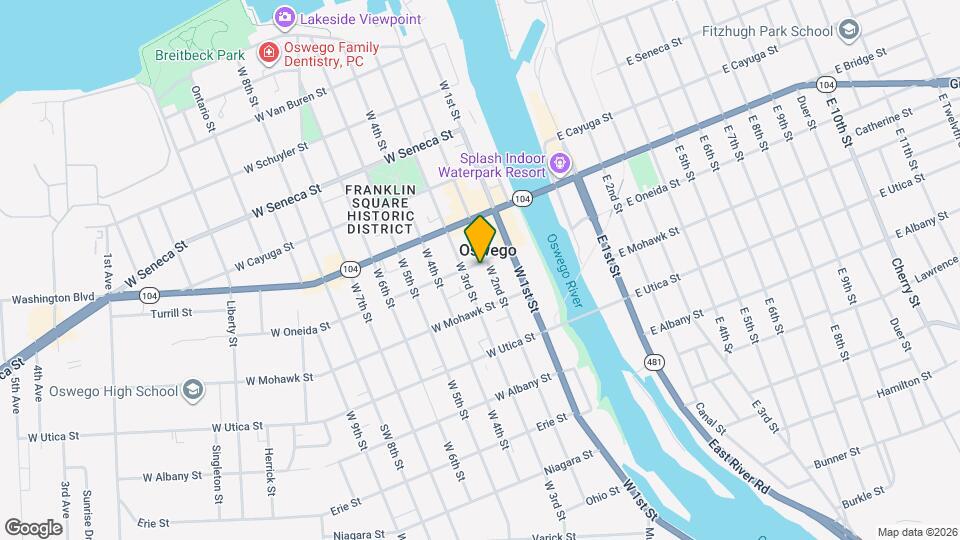 24 W Oneida St Map and Location Details