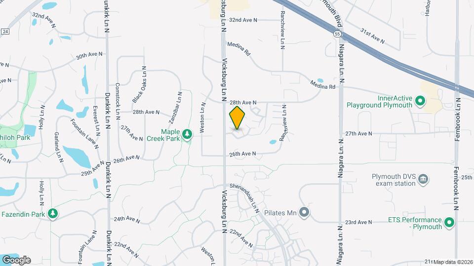 2710 Upland Ct Map and Location Details