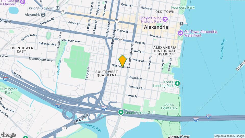 622 S Columbus St Map and Location Details