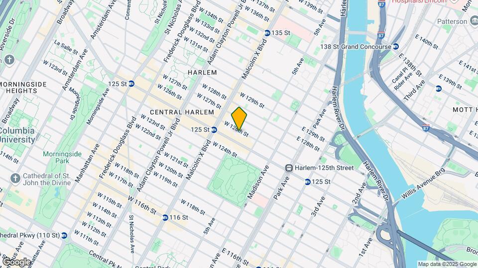 34 W 126th St Map and Location Details