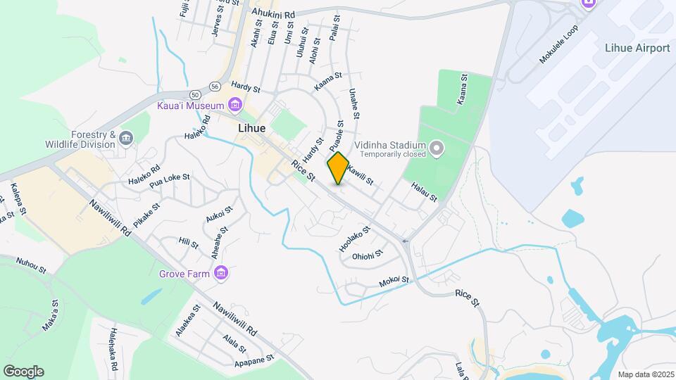 Lihue Townhouse Map and Location Details