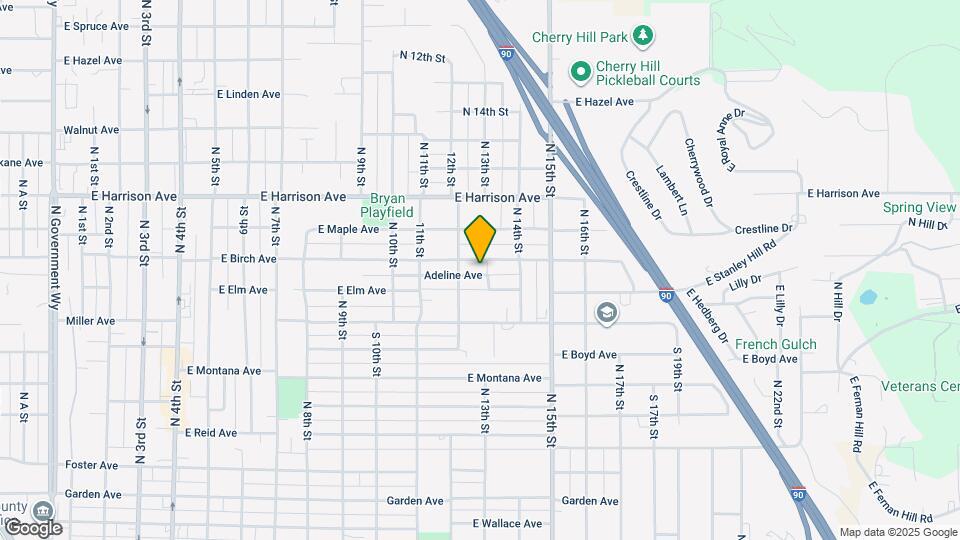 1215 Adeline Ave Map and Location Details