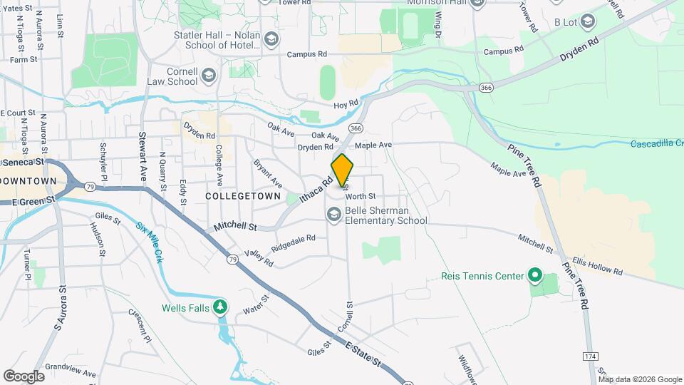 204 Cornell St Map and Location Details