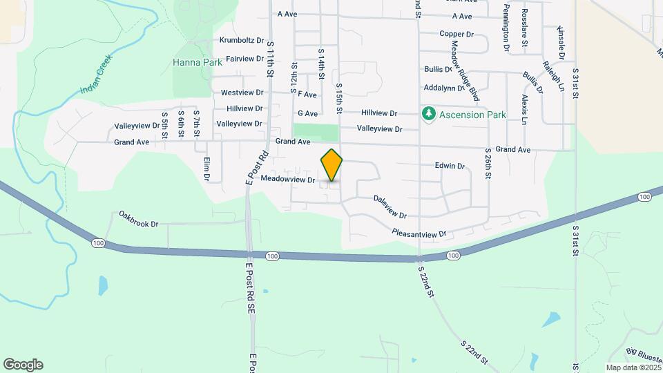 1485 Meadowview Dr Mapa y Detalles de la Ubicación