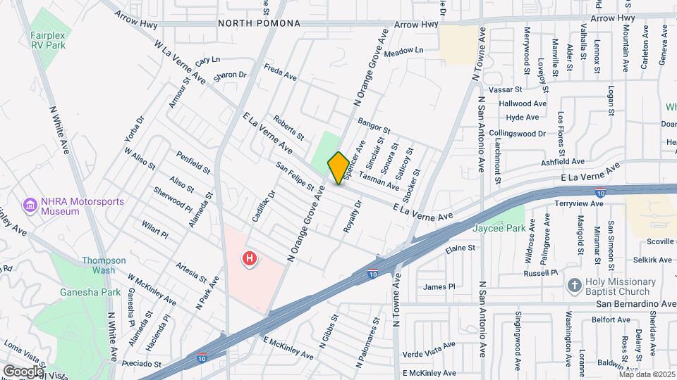 370 E La Verne Ave Mapa y Detalles de la Ubicación