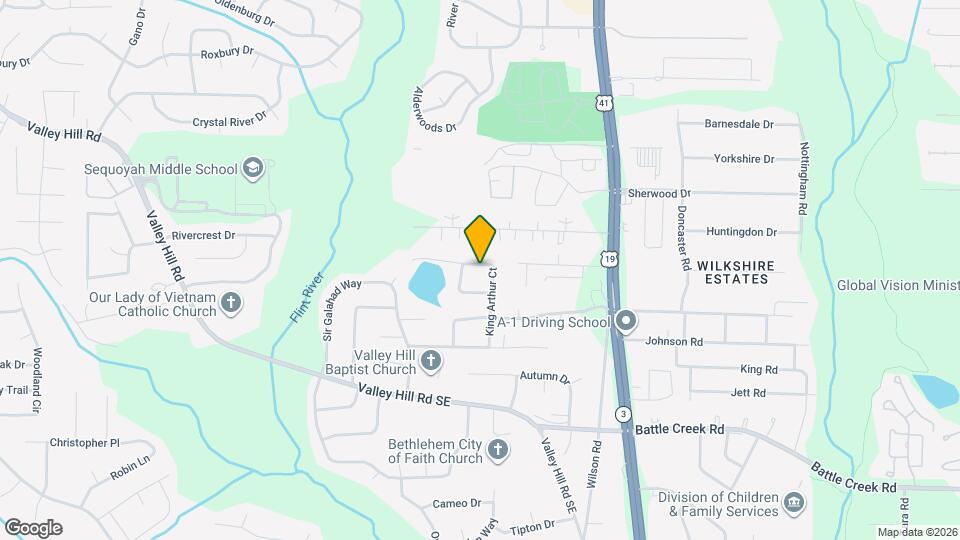 405 King Arthur Ct Map and Location Details