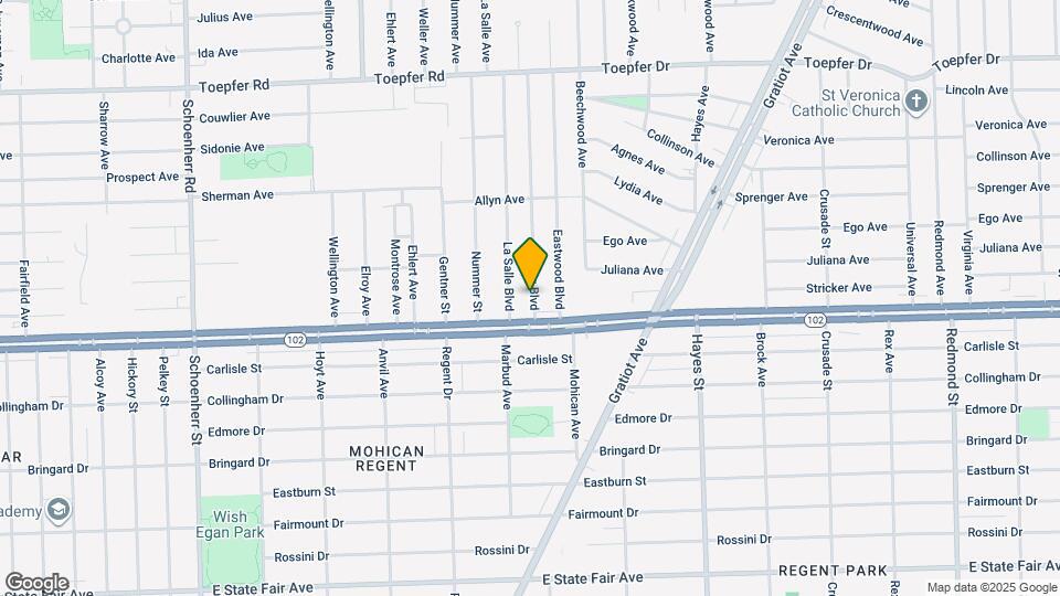 20751 Dexter Blvd Map and Location Details