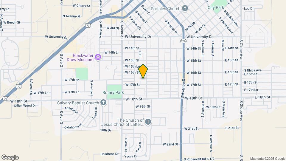 1618 S Ave G Ave, Unit # A Map and Location Details