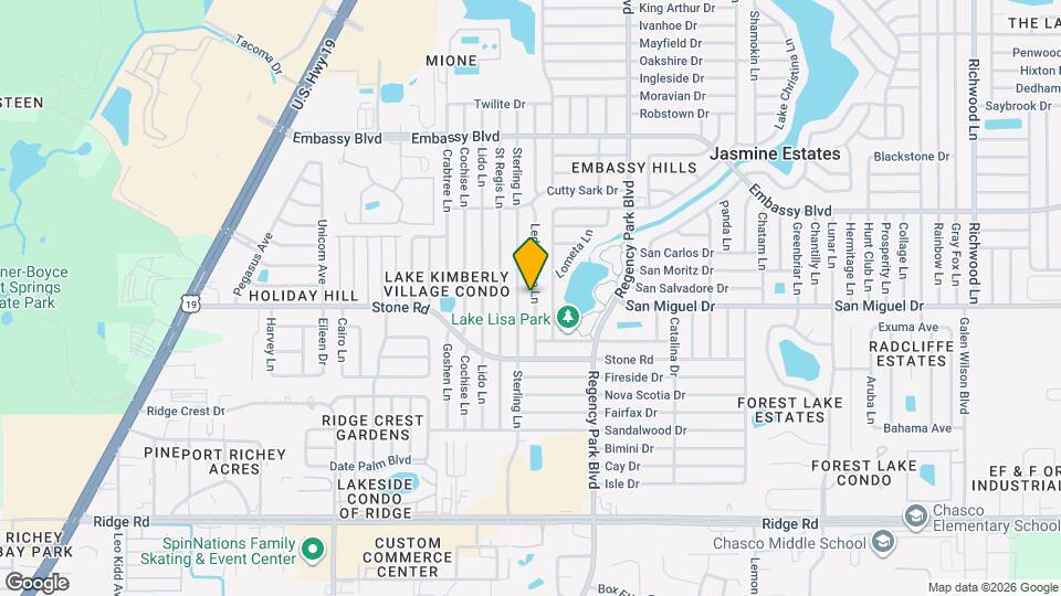 9011 Ledgestone Ln Map and Location Details