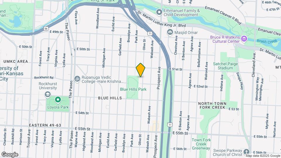 5130 Olive St Map and Location Details