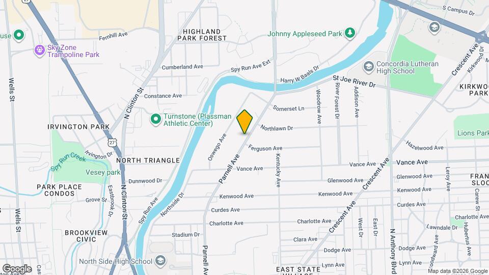 3205 Parnell Ave Mapa y Detalles de la Ubicación