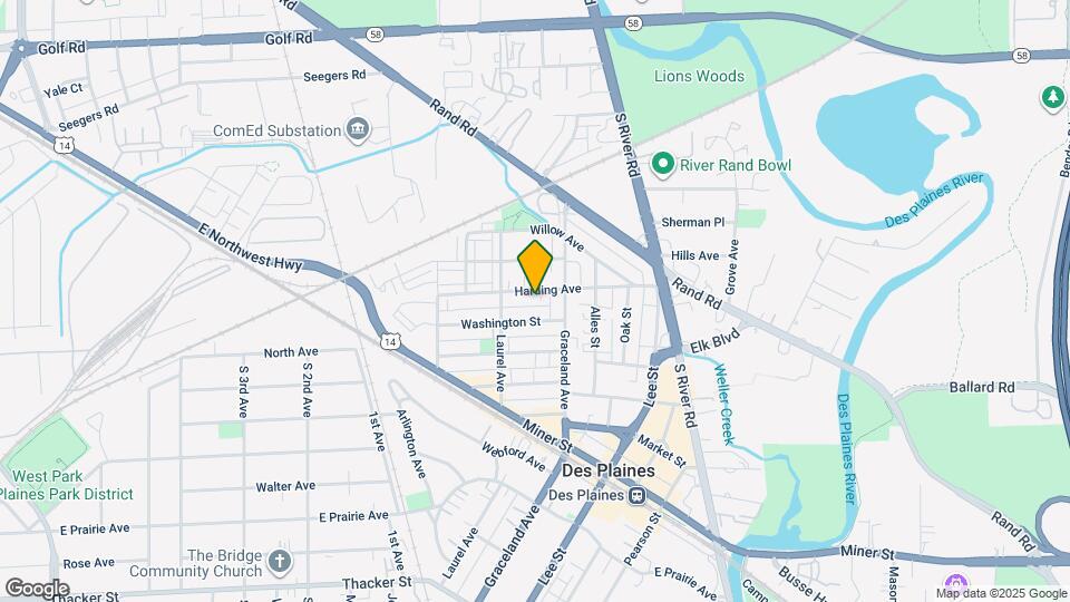 1353 Harding Ave Map and Location Details