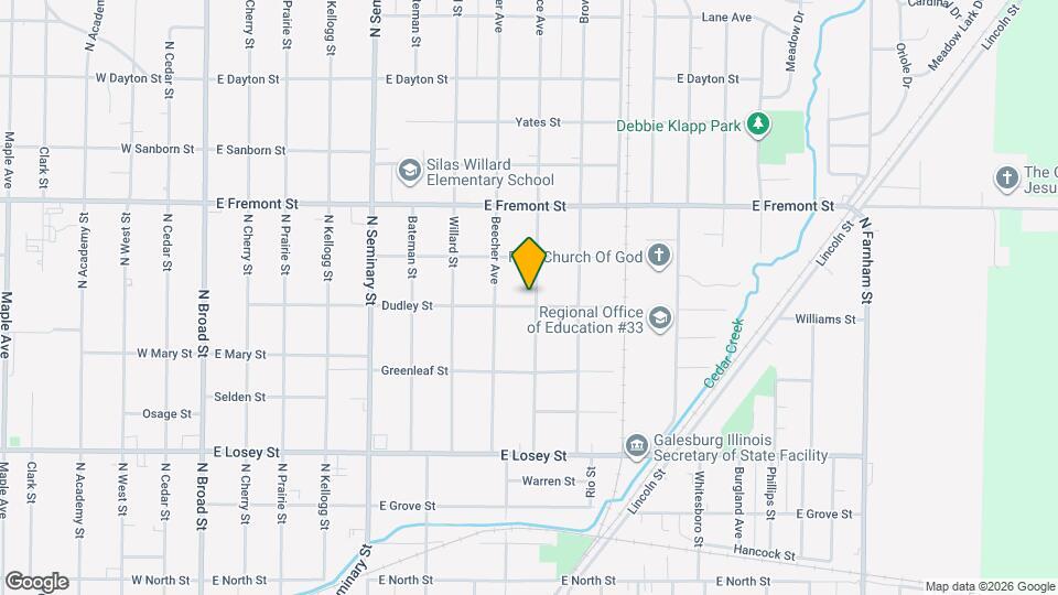 1020 Florence Ave Map and Location Details