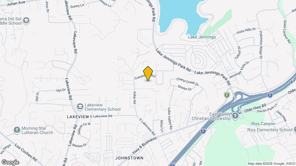 13653 Cuesta del Sol Mapa y Detalles de la Ubicación