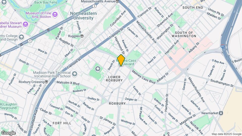 712 Shawmut Ave, Unit 31 Mapa y Detalles de la Ubicación