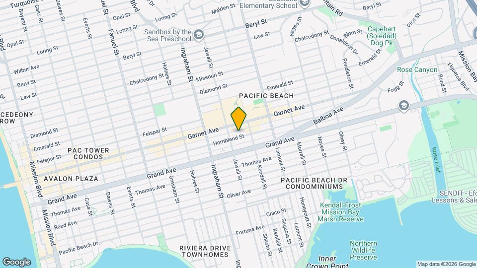 1738 Hornblend St Map and Location Details