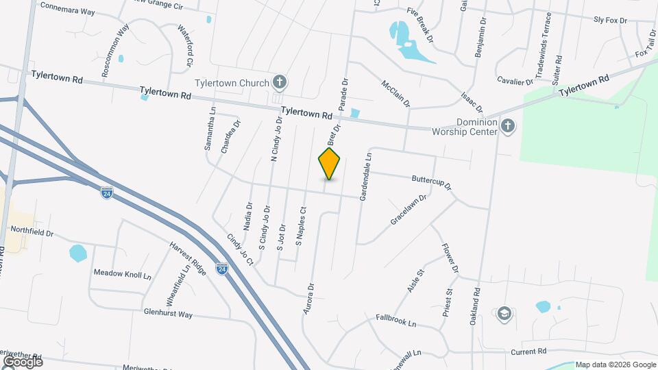 3731 Bret Dr Map and Location Details