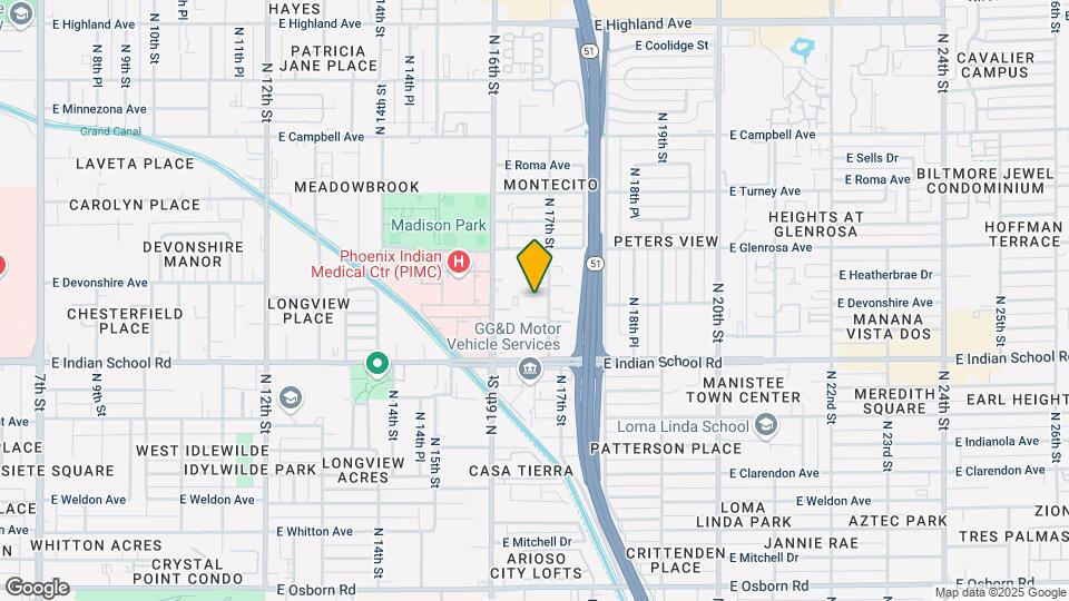 4208 N 17th St Mapa y Detalles de la Ubicación
