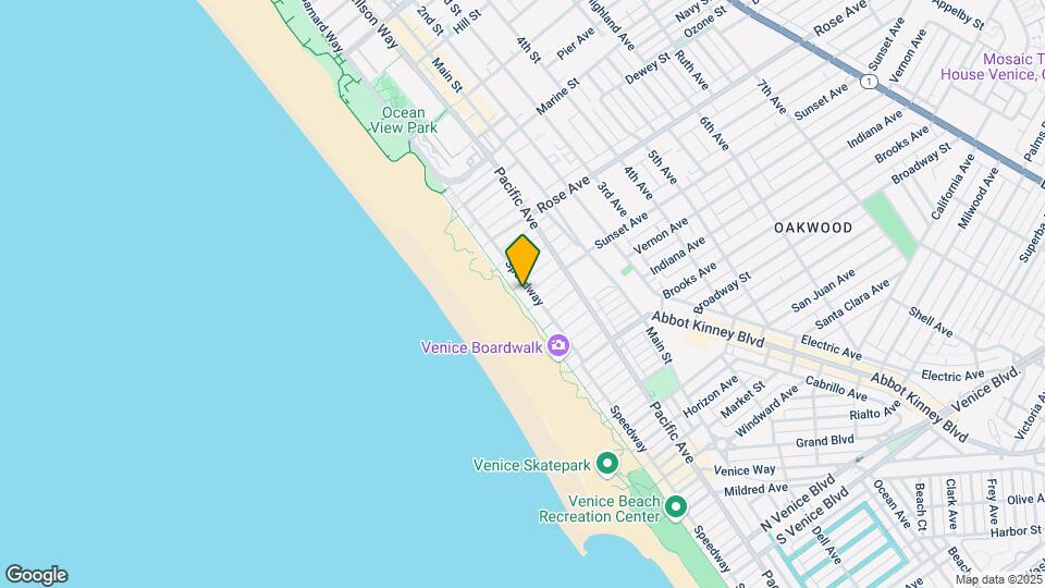 511 Ocean Front Walk Map and Location Details