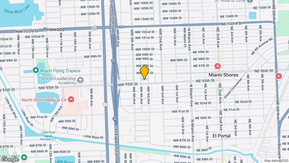 311 NW 95th St Map and Location Details