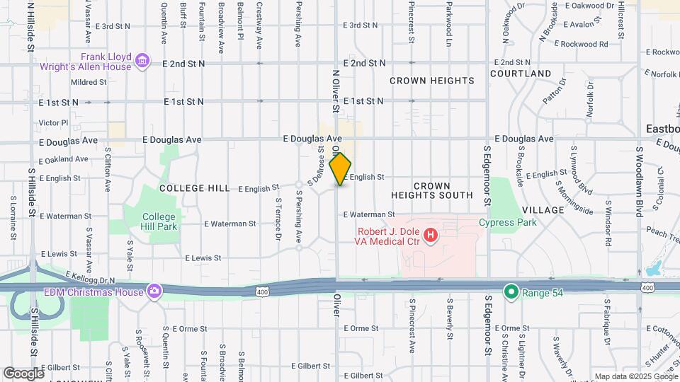 220 S Oliver Ave Map and Location Details