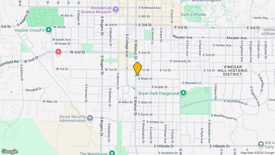 625 S Walnut St Map and Location Details