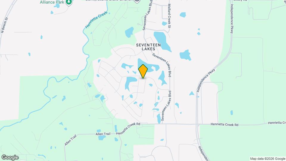 14633 Donner Trail Map and Location Details
