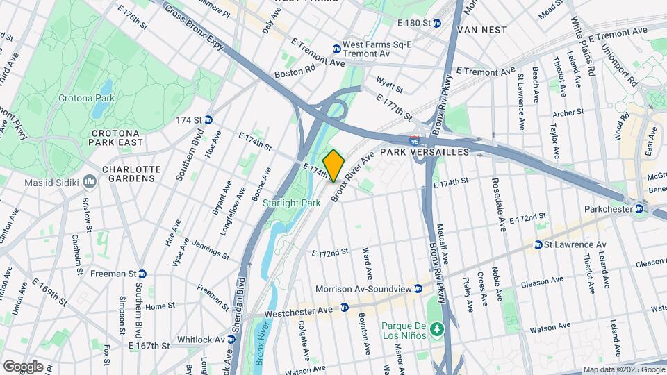 1393 Bronx River Ave Map and Location Details