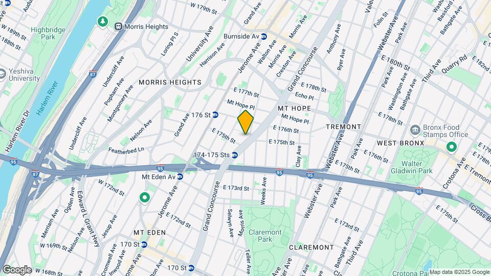 1791 Grand Concourse Map and Location Details