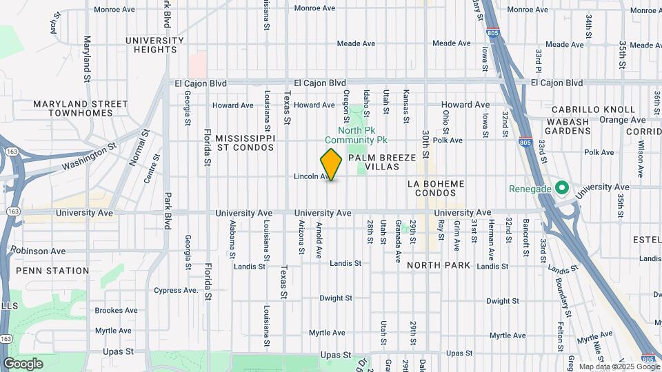 3965 Hamilton St Map and Location Details