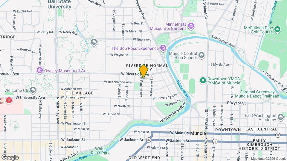 824 W Beechwood Ave Map and Location Details