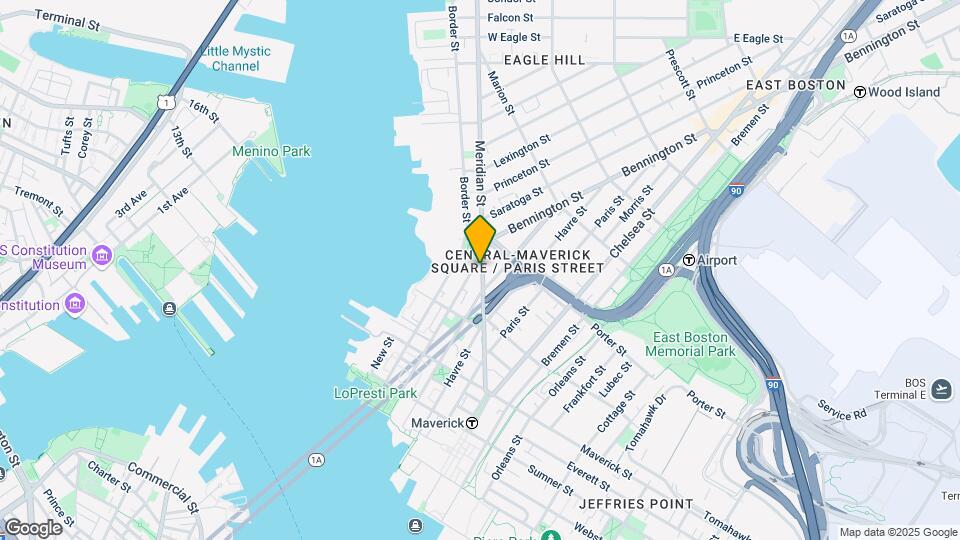 150 Meridian St, Unit #4 Mapa y Detalles de la Ubicación