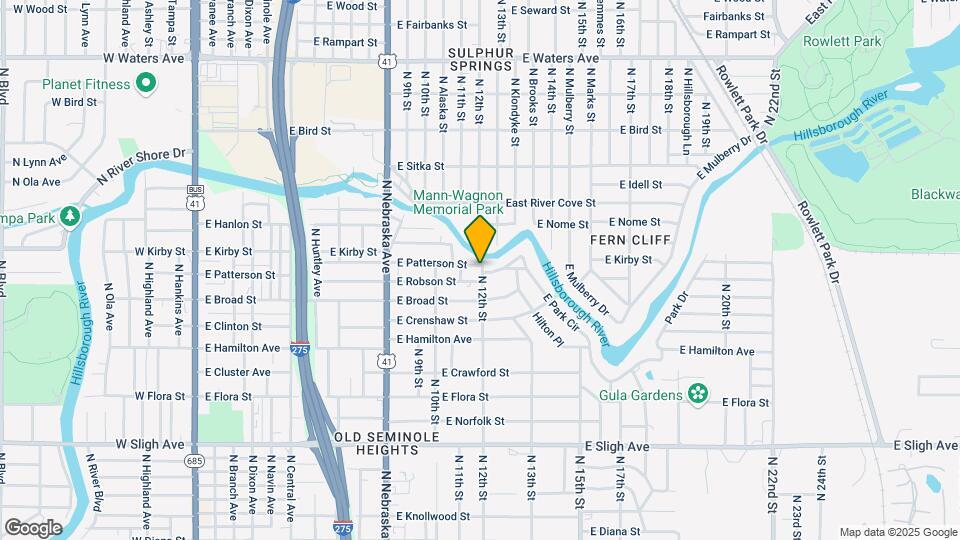 1111 E Patterson St Map and Location Details