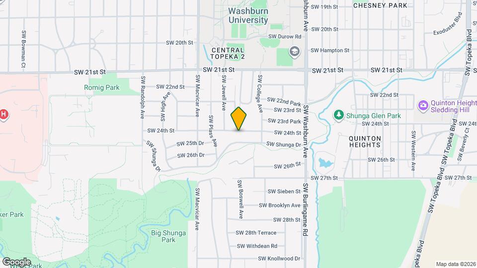 1629 SW 24th St Map and Location Details