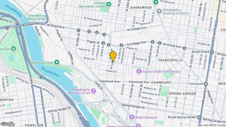 2422 Brown St Map and Location Details