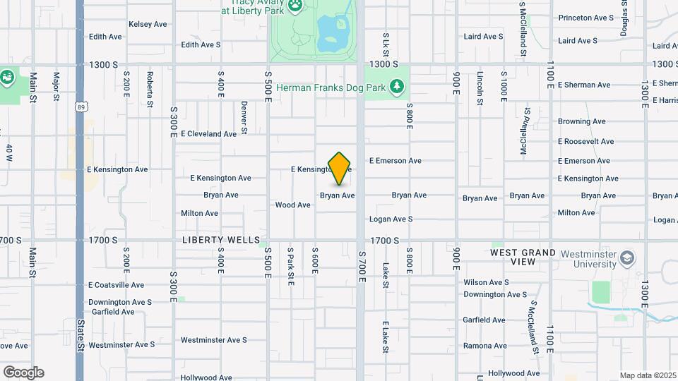 647 Bryan Ave Map and Location Details