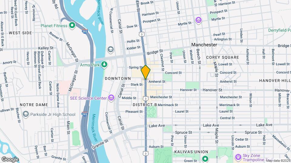 1-21W Amherst St Map and Location Details