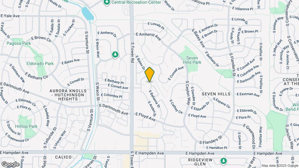 2977 S Bahama St Map and Location Details