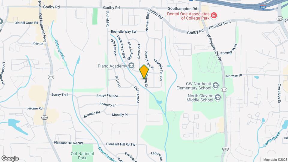 5329 Denny Dr Map and Location Details
