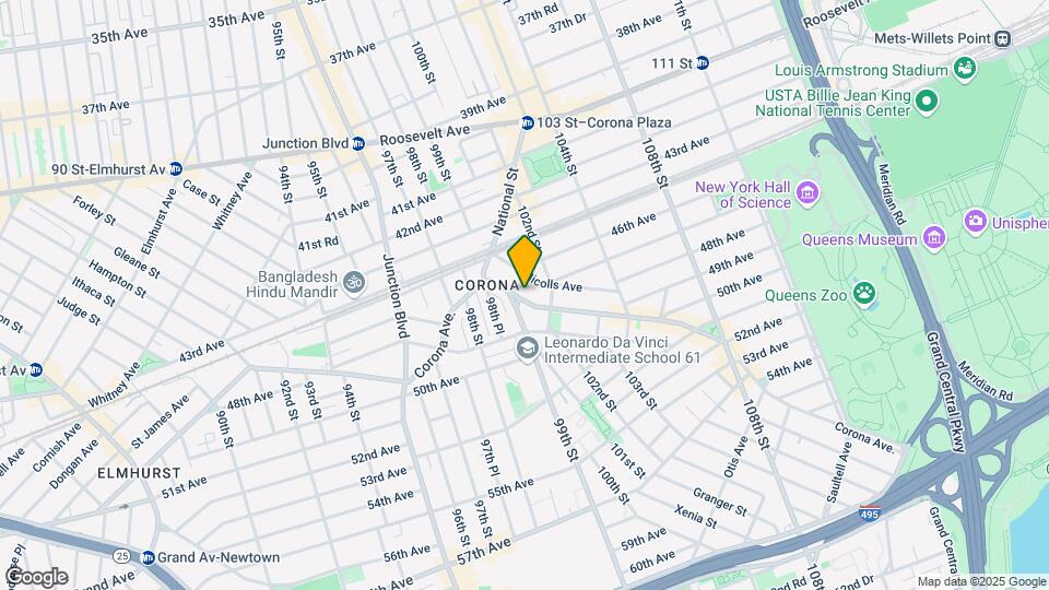9905 Corona Ave Map and Location Details
