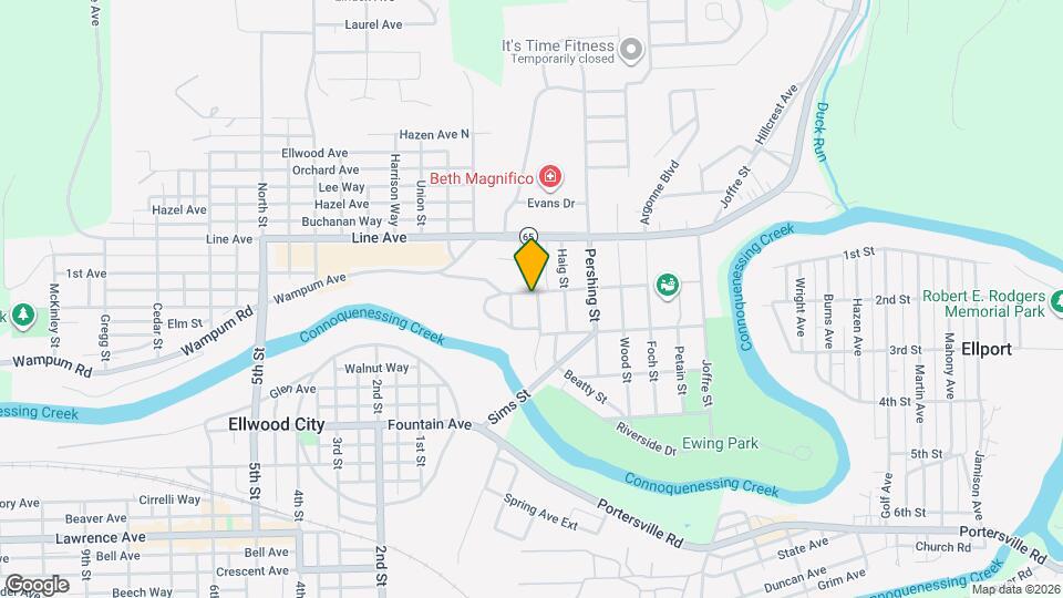 419 Byng St Map and Location Details