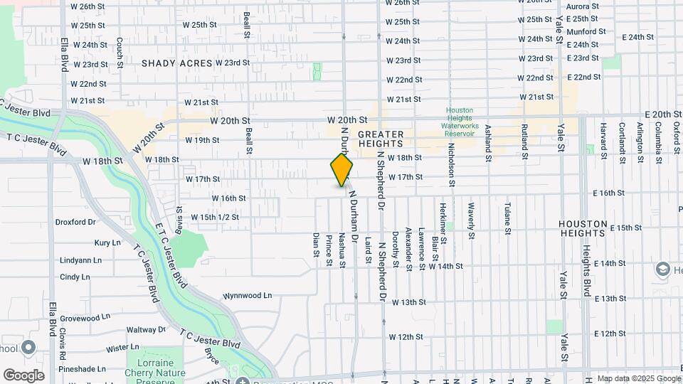 803 W 16th St Map and Location Details