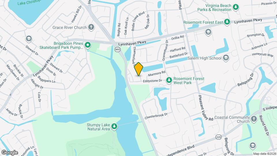1461 Thamesford Dr Map and Location Details