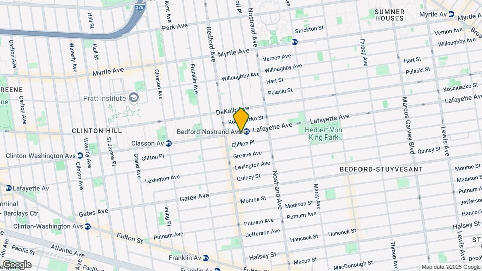526 Lafayette Ave Map and Location Details