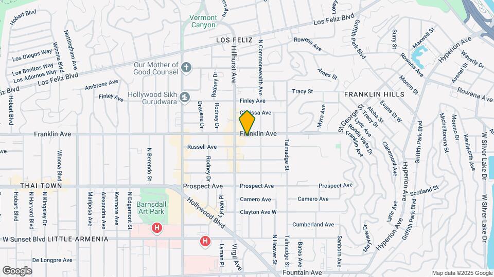 4432 Franklin Ave Mapa y Detalles de la Ubicación