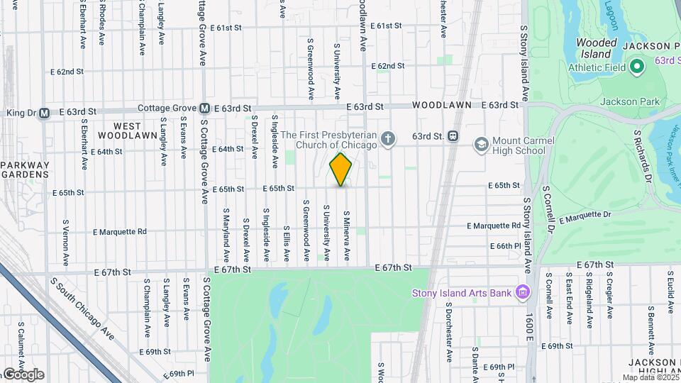 6500 S Minerva Ave Map and Location Details